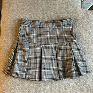 Pleated Mini Skirt